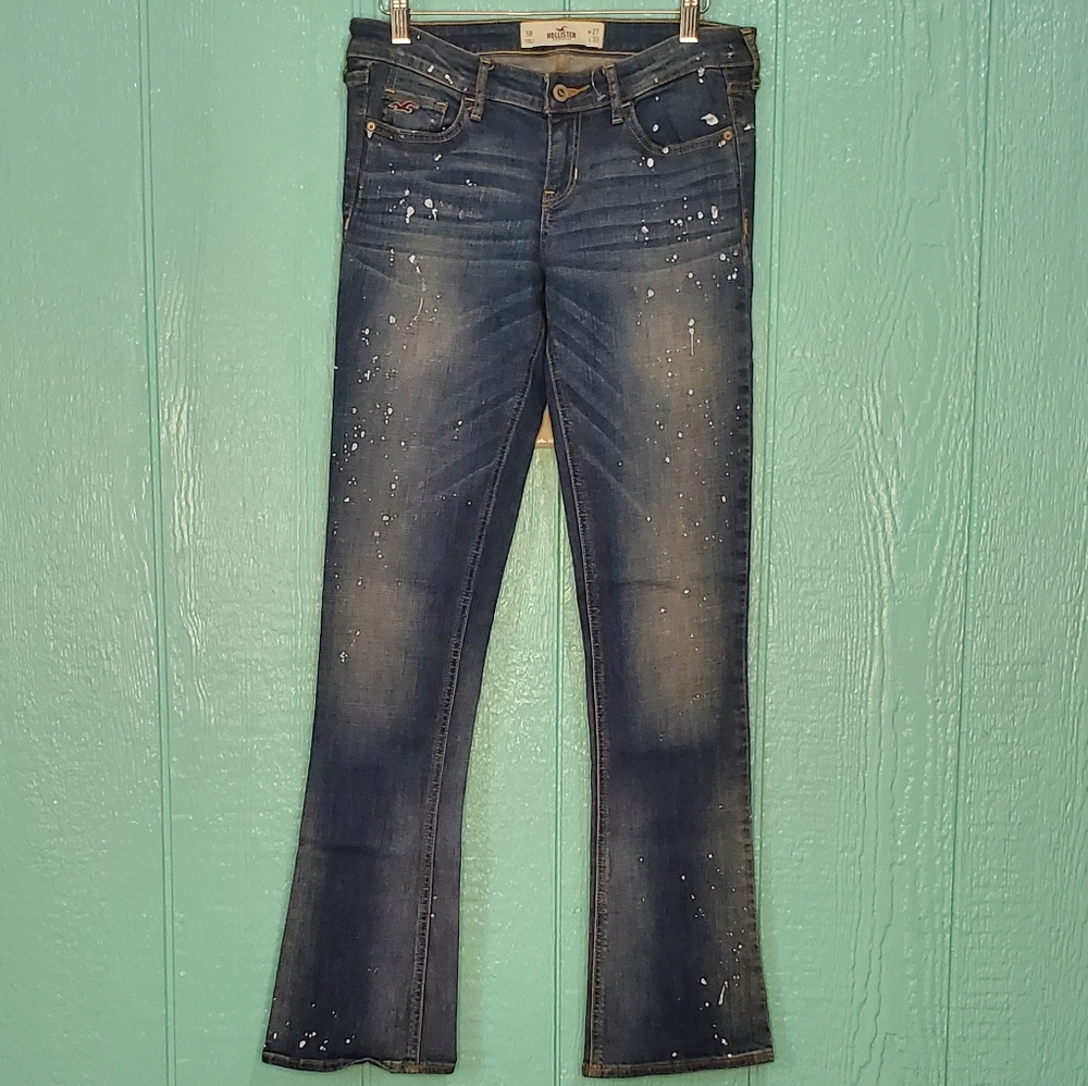 ♥️ HOLLISTER blue jeans size 5R w27 33L